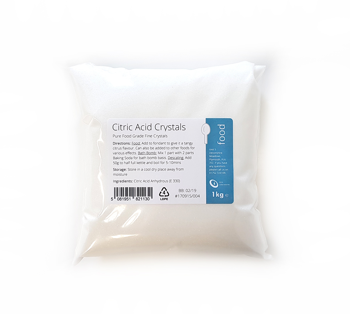 1kg - Citric Acid Crystals